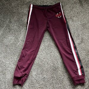 Pink Draw String Sweatpants